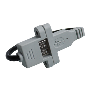 Rangkaian Kabel Elektronik Kustom USB 2.0 Male to Female Data Isolasi PVC 300mm - Product Image 4