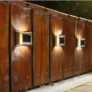 Lámpara de Pared LED Solar de Acero Inoxidable para Exteriores con Luz Diurna de 6000K, Impermeable para Iluminación Nocturna de Jardín, 50000 Horas de Vida Útil - Product Image 4