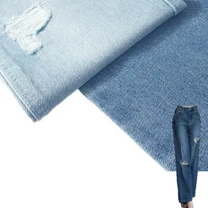 100%cotton rigid denim fabric regular in rolls for jeans jacket heavy weight