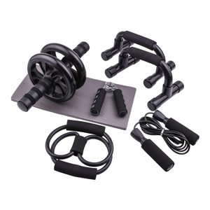 Equipo de Entrenamiento de Fuerza Muscular Abdominal, Ejercicios Musculares, Gimnasio en Casa, Ejercicios de Fitness, Cinturón Rodante, Rodilleras, Accesorios - Product Image 3