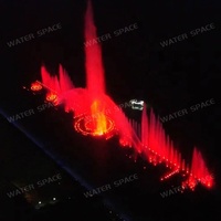 Fuente Flotante para Lagos y Ríos con Software de Programación Musical, Controlador LED de Color, Decoración Acuática Urbana, Personalizable OEM