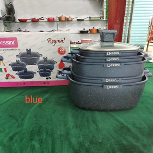 Juego de 22 Piezas de Ollas y Sartenes Dessini Masterclass Premium de Aluminio Fundido Antiadherente para Cocina - Product Image 2