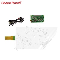Écran tactile interactif GreenTouch 32 pouces 12 points, film multi-touch en verre pour kiosque