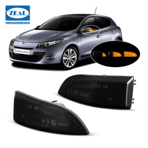 Clignotant séquentiel LED ambre étanche IP67 pour rétroviseur de Renault <span class=keywords><strong>Megane</strong></span> MK3 Fluence Scenic III 2008-2019 - Product Image 1