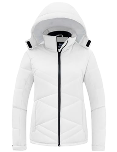 Veste coupe-vent d'hiver décontractée OEM haute imperméabilité grande taille avec fermeture éclair, pour le travail en extérieur et le sport, trois-en-un, à capuche, réversible, coupe-vent et douce - Product Image 2