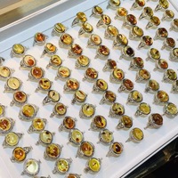 Hete Aanbieding: Kristallen Sieraden Ring Edelsteen Bloem Opaal Ring Verstelbaar Valentijnscadeau
