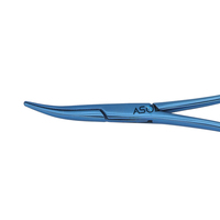 Pinces hémostatiques chirurgicales en titane à mâchoires dentelées de 20 mm pour la chirurgie générale