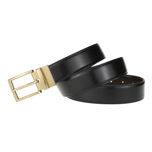 Lqbelt เข็มขัดหัวเข็มสำหรับผู้ชายเข็มขัดหนังแท้สีทองสำหรับผู้ชายหัวเข็มขัดหมุนกลับด้านได้โลโก้ตามต้องการจากโรงงาน - Product Image 5