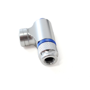 Pompe à vélo portable mini avec gonfleur CO2 et compartiment de rangement <span class=keywords><strong>pour</strong></span> cartouches, pompe à pneus <span class=keywords><strong>pour</strong></span> vélo de route et VTT - Product Image 3