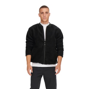 Veste bomber de sport d'extérieur coupe-vent, respirante et écologique, col montant, logo personnalisé sur le devant, vêtements de mode d'hiver pour hommes - Product Image 2
