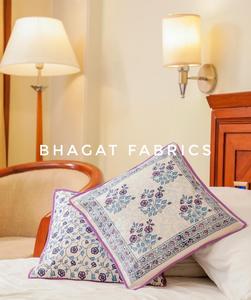 Décoration de la maison indienne faite à la main bloc imprimé Floral Design 100% coton canapé décor housse de coussin pour la maison - Product Image 3