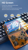 Console de jeu vidéo portable rétro mini 128G R36S 3,5 pouces avec écran couleur HD 64 Go, lecteur de jeux classiques
