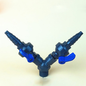 Vanne d'échantillonnage UPVC manuelle DN8 1/4 \ "2 points PP ABS Noyau de vanne en liège <span class=keywords><strong>pour</strong></span> la connectivité des instruments à eau Structure contrôlée - Product Image 5
