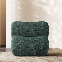 Nouveau fauteuil pouf une place avec repose-pieds, housse en laine éponge, design moderne, pour se reposer et dormir, idéal pour salle à manger, salon, villa, canapé