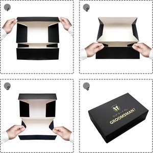 Scatole Regalo Nere per Testimoni dello Sposo, Set di Scatole per Proposta di Testimone per Festa dell'Ultimo Sposo, 6 Scatole 'Vuoi Essere il Mio Testimone?' e 2 Scatole 'Miglior Uomo' - Product Image 4