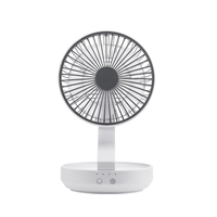 Ventilateur de bureau sur pied en plastique à circulation d'air, écoénergétique, rechargeable par USB, mini, pour usage extérieur, design pliable, ventilateur de refroidissement