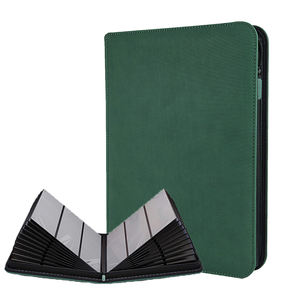 Classeur <span class=keywords><strong>Carte</strong></span> 360 PU Trading Card Binder 9 Pocket Card Holder Album avec 20 <span class=keywords><strong>Sleeve</strong></span> Portable Collector - Product Image 1