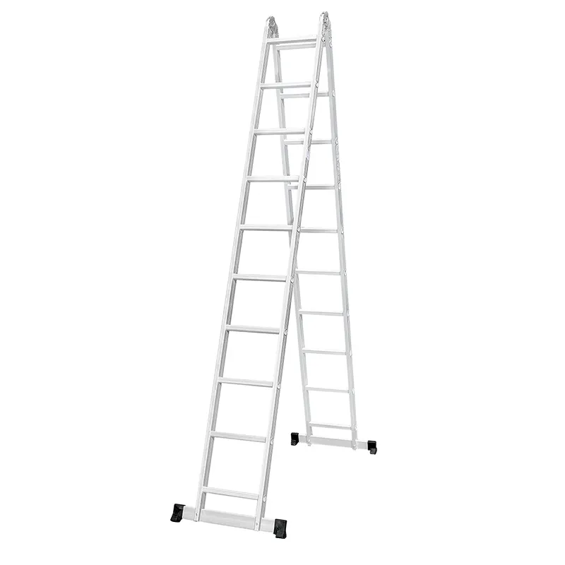 Aluminium Telescopische Ladder Multifunctionele Vouwladder Binnen En Buiten Verlengde Bouwladder