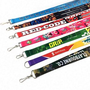 Lanyards Personalizados con Diseño de Anime, Color Rosa, Estilo Cómic, en Poliéster - Product Image 2