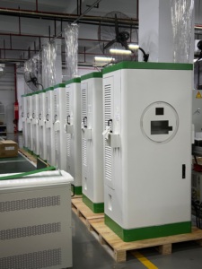 Chargeur rapide double DC 60kW-240kW blanc à montage au sol CCS GB/T CHAdeMO NACS pour voitures électriques - Product Image 5