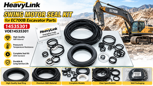 EC700B <b>Swing</b> Motor Seal Kit 14535301 Excavator Spare Parts NBR Rubber Seal Ring <b>Set</b> for Construction Machinery - Product Image 3