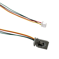 Conector de teléfono con cable RJ12 RJ11 6 pole 6P6C cabeza de cristal conector de chasis hembra cable 623K