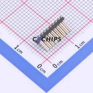 PZ127-2-09-S Pin Header SMD,P=1.27mm Connector ( Pin Structure: 2x9P )( Pitch: 1.27mm )( Row Spacing: 1.27mm ) - Product Image 1