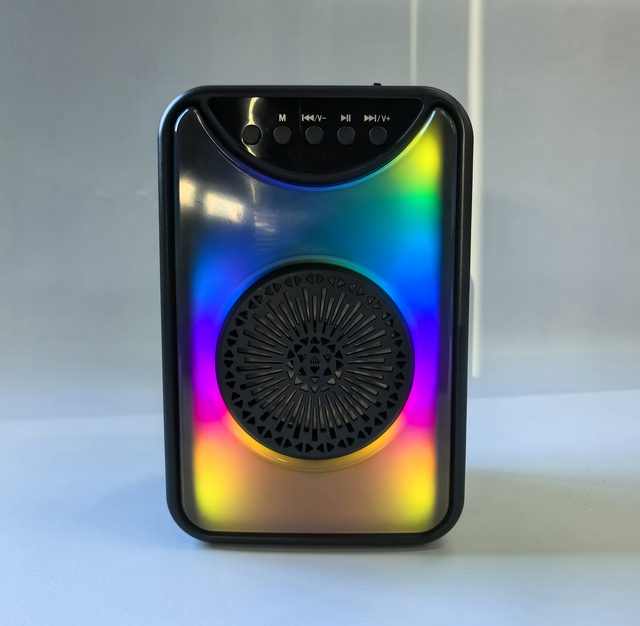 KTX-1433Mini Speaker Portable Speaker Wireless Small Speaker Outdoor Stereo Mini Bluetooth Speaker RGB Color Panel Speaker