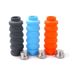 Promotion Outdoor Travel Gym Collapsible Silicone Water Portable Drinking Bottle Wholesale Sports Bottle Foldable for Selling - Product Image 1