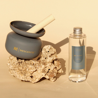 Mescente Marque privée de luxe Mini Loris Fleur en céramique Parfum de maison Arôme Huile Diffuseur de roseaux