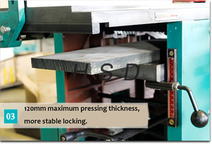 Machine à <span class=keywords><strong>bois</strong></span> multifonctionnelle combinée : dégauchisseuse, scie, perceuse, mortaiseuse pour atelier de menuiserie - Product Image 4