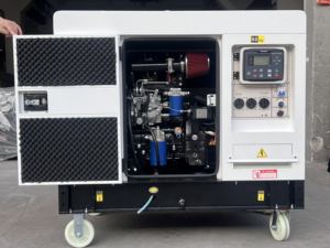 最高15000ワット15kwディーゼルサイレント発電機20kva 1500rpmスピードATSリモートスタートシングルフェーズ380v/230v/480v定格電圧DC - Product Image 5