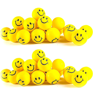 ลูกบอลบีบแก้เครียดรูปหน้ายิ้มสีสันสดใสสำหรับเด็กและผู้ใหญ่ - Product Image 2