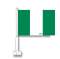 Drapeau de Kosrae pour voiture, drapeau pour fenêtre de voiture, en polyester, avec mât inclus, décorations patriotiques pour les célébrations de festivals et les défilés