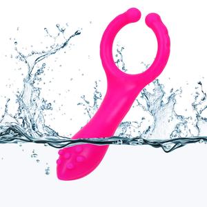 Vibrerende rubberen penisring, seksspeeltjes voor mannen, langdurige werking, grote cockring, unieke penis- en tepelring - Product Image 5