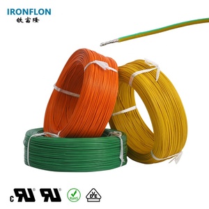 สายไฟฟ้าหุ้มฉนวน FEP สำหรับยานยนต์ 200C 300V ชุบนิกเกิล UL1332 22AWG ทนความร้อนสูง สำหรับเชื่อมต่อไฟฟ้า - Product Image 1