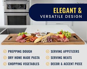 Grandes planches à découper rigides en bois d'acacia Flexible Extra Long Rectangulaire Deli Plate pour <span class=keywords><strong>Fromage</strong></span> Nourriture Viande Partie Utilisation Made Vietnam - Product Image 2