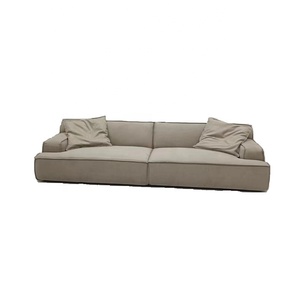 Séparé 4 places droites style italien minimalisme <span class=keywords><strong>Baxter</strong></span> givré technologie tissu damas salon canapé canapé - Product Image 1