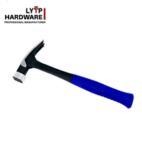 Marteau à griffes tout acier avec manche tout acier Noir Miroir Tête HRC Surface Plastique Matériau Titane marteau