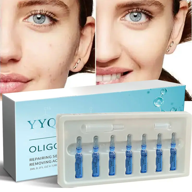 Sérum pour le visage personnalisé d'usine de marque privée OEM/ODM ampoule faciale de salon de beauté Oligopeptides sérum de soins de la peau réparateur