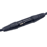Câble audio DMX512 XLR 3 broches mâle-femelle équilibré pour microphone, caméra, éclairage de scène, plaqué or 24 carats, compatible Shure SM MIC, haut-parleur Behringer