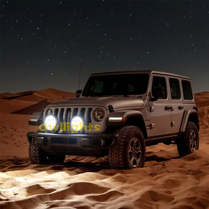 Nueva Luz LED de Conducción de Alto Rendimiento de 12V 24V 6000K de 9 Pulgadas 4x4 para Camiones Todoterreno y Tractores, 370W 5D - Product Image 6