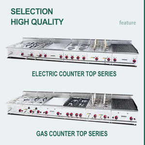 Bain Marie Cuisinière avec armoire Bain Marie Chauffe-plats Piscine à soupe en acier inoxydable isolée au gaz avec base en armoire - Product Image 3