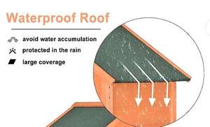 Languette et Rainure En <span class=keywords><strong>Bois</strong></span> Abri <span class=keywords><strong>de</strong></span> <span class=keywords><strong>Jardin</strong></span> Double Porte Fenêtre Pent Premium Plancher <span class=keywords><strong>de</strong></span> <span class=keywords><strong>Toit</strong></span> Feutre - Product Image 6