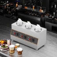 Chauffe-bouteille électrique moderne commercial en acier inoxydable 8L 1500W pour hôtel, restaurant, fromage, beurre, huître, chocolat