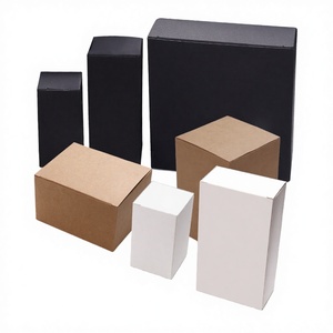Recyclable 4x4 5x5 6x6 7x7 8x8 9x9 10x10 350gsm Cardboard <b>Gift</b> Folding Paper <b>Box</b> <b>Gold</b> Foil Printing for Cosmetic Skincare Serum - Product Image 3