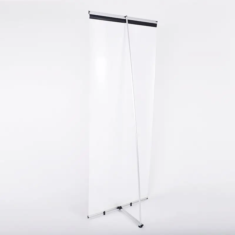 Support de bannière télescopique pliable en aluminium