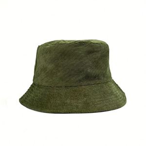 Double Sided Corduroy Bucket <b>Hats</b> Autumn and Winter <b>Warm</b> <b>Hat</b> Wholesale Outdoor Cotton Custom Embroidery logo Bucket <b>Hats</b> - Product Image 5