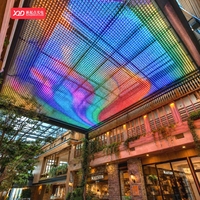 Écran numérique LED transparent 4K ultra haute luminosité SDK pour affichage publicitaire extérieur, flexible, pour magasins de détail et ascenseurs