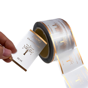 Etiquetas de papel de impresión de lámina de oro mate, etiquetas adhesivas de hoja dorada de 10ml - Product Image 6